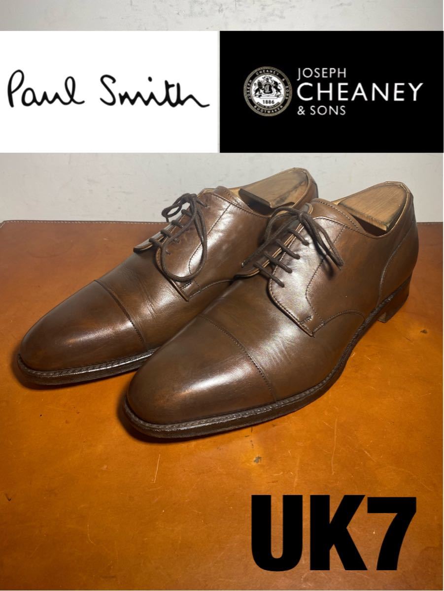 Paul Smith CHEANEY製 外羽根ストレートチップシューズ - www