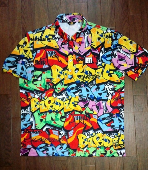 伸縮/美品〇ラウドマウス LOUDMOUTH シャツ XL 光沢 ストリートアート