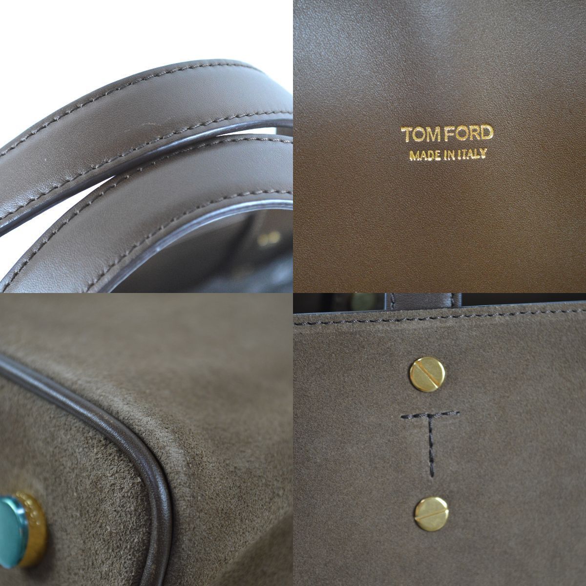 TOM FORD トムフォード スエード トートバッグ オンラインオリジナル