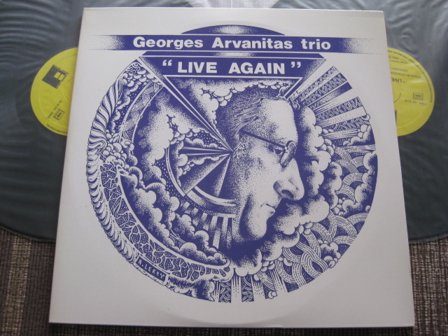 ★GEORGES ARVANITAS TRIO♪LIVE AGAIN★FUTURA GER 38/39★DG★France orig盤2LP★_画像1