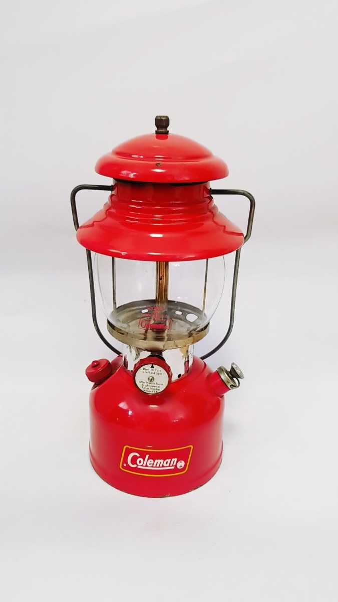 超美品。希少。1961/08 コールマンランタン200A。ランタンマーク