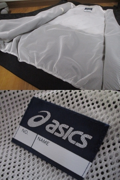  Asics наземный Япония представитель место хранения капот тренировка жакет O размер 