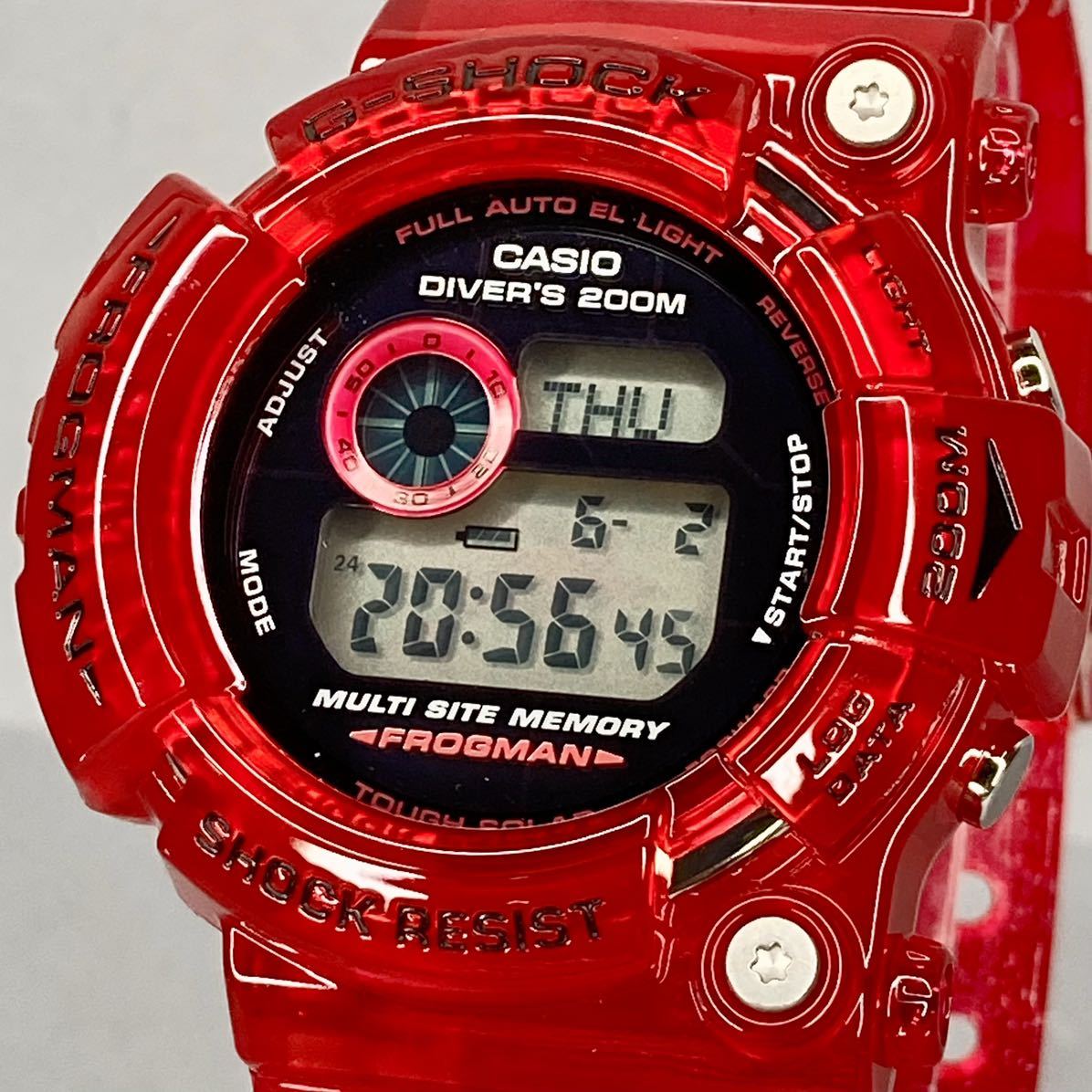 未使用同様 極美品 G-SHOCK GW-203K-4JR FROGMAN フロッグマン 2003年