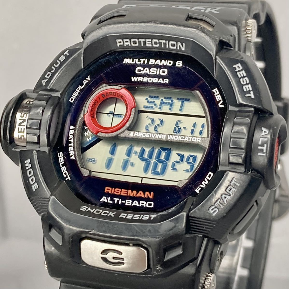 年末年始大決算 G-SHOCK GW-9200J RISEMANライズマン 電波ソーラー