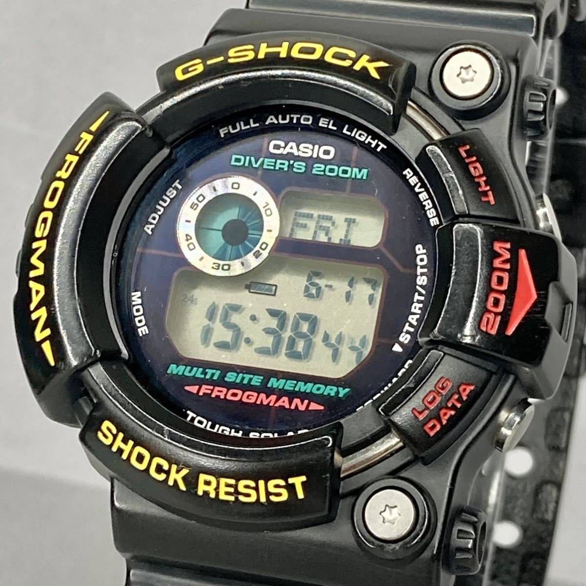 美品 CASIO G-SHOCK GW-200Z-1JF FROGMAN フロッグマン ファイナル