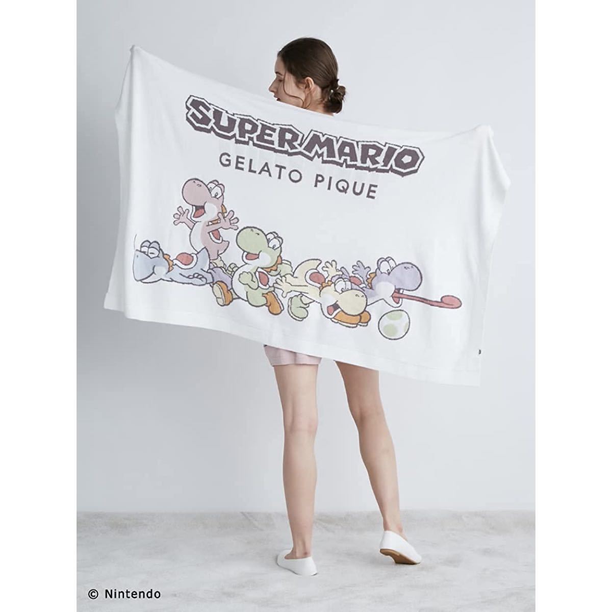 新品 GELATO PIQUEジェラートピケ ヨッシー ジャガード ブランケット