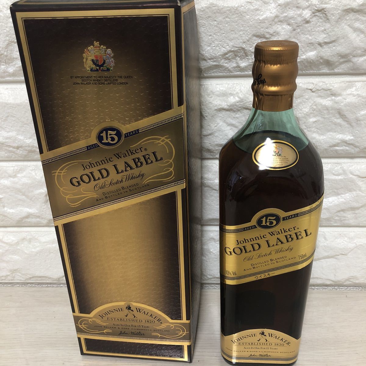 ジョニーウォーカー GOLD LABEL 古酒 スコッチウイスキー ジョニーウォーカー GOLD LABEL 古酒 スコッチウイスキー