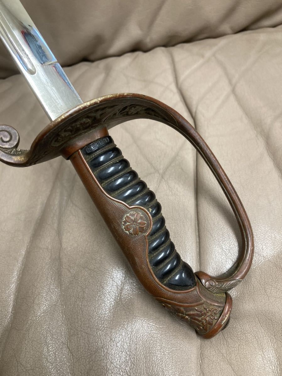 特師 刻印指揮刀 旧日本軍 大日本帝国 サーベル 将校 軍刀 時代 特師 刻印指揮刀 旧日本軍 大日本帝国 サーベル 将校 軍刀 時代