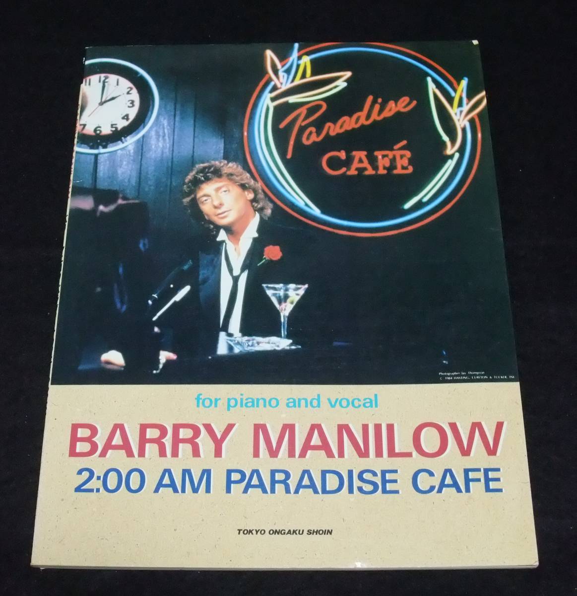 『BARRY MANILOW 2:00 AM PARADISE CAFE』　ピアノ バリー・マニロウ・パラダイス・カフェ 2:00AM