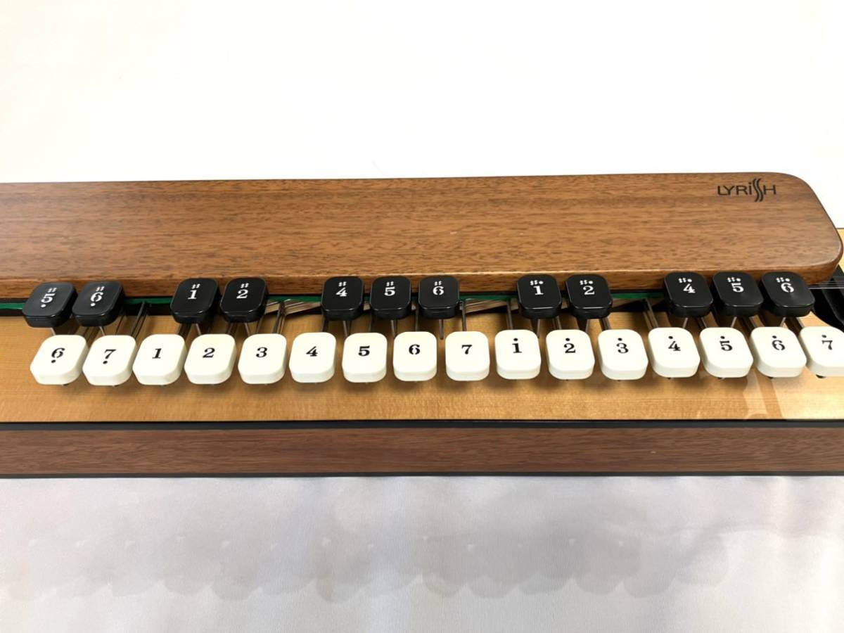 送料無料 良品 LYRISSH ライリッシュハープ 大正琴「LPS50(LPS-50