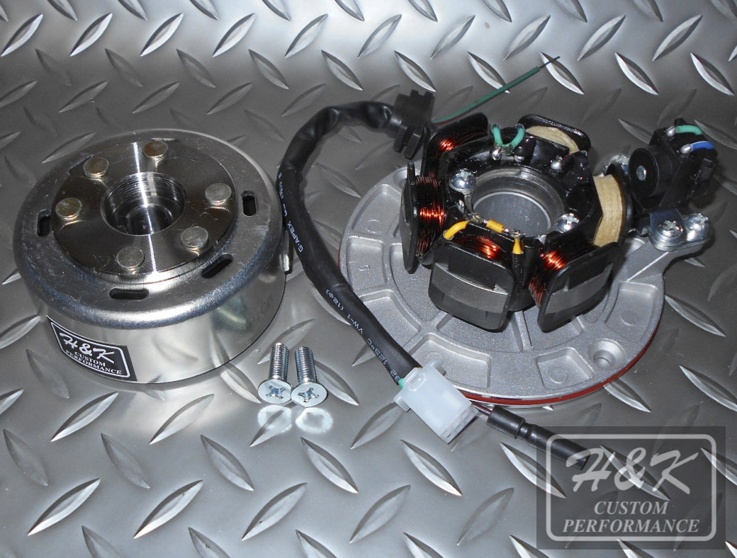 ○12V モンキー ダックス シャリー カブ 軽量 アウターローター 半波
