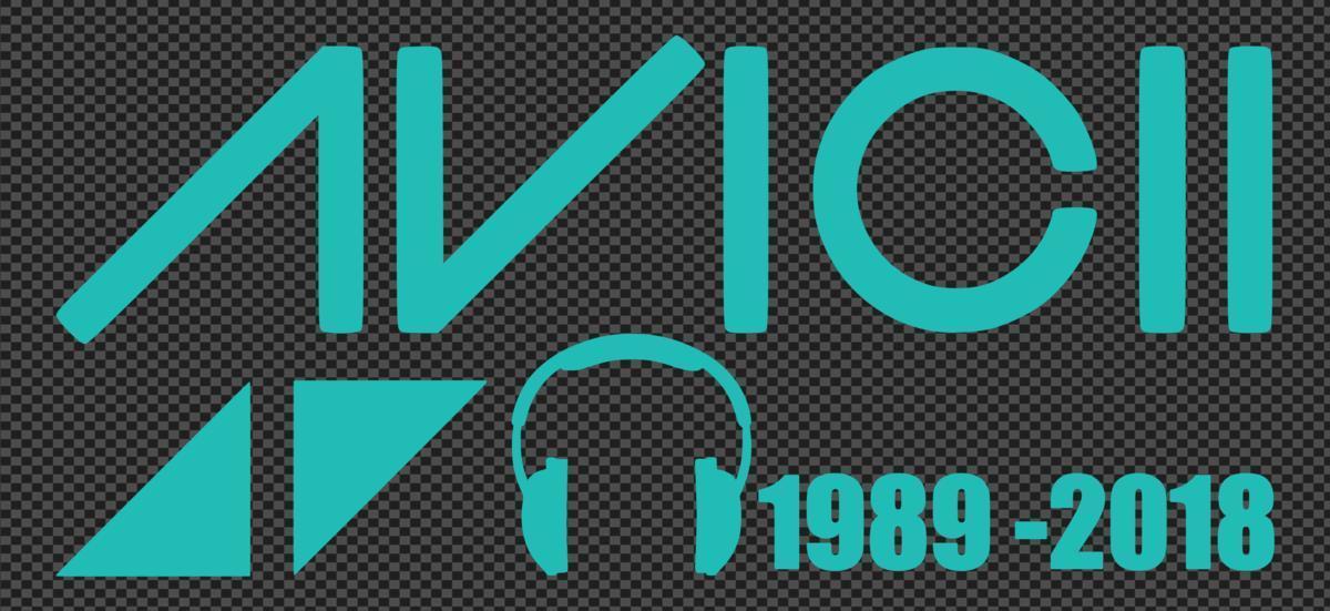 【全16色】DJ アヴィーチー/DJ Avicii/RIP Avicii car sticker-1/カー ステッカー/車用/シール/Vinyl/Decal/バイナル/デカール/ターコイズ_画像1