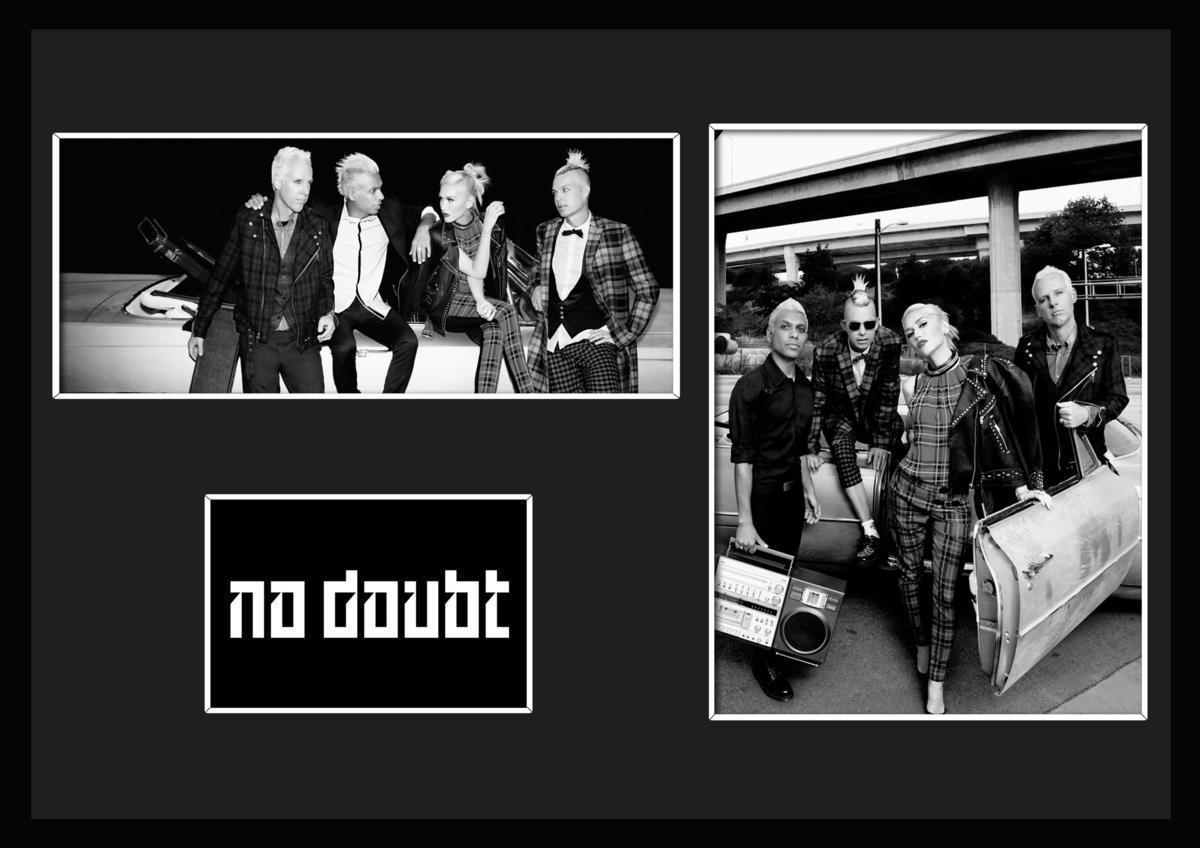 10種類!No Doubt/ノー・ダウト/ROCK/ロックバンドグループ/証明書付きフレーム/BW/モノクロ/ディスプレイ (4-3W)_画像1