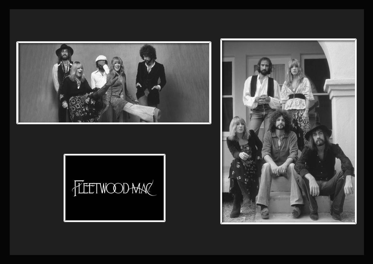 10種類!Fleetwood Mac/フリートウッド・マック/ROCK/ロックバンドグループ/証明書付きフレーム/BW/モノクロ/ディスプレイ (4-3W)_画像1