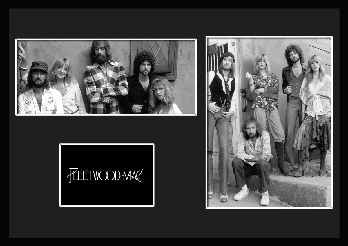 10種類!Fleetwood Mac/フリートウッド・マック/ROCK/ロックバンドグループ/証明書付きフレーム/BW/モノクロ/ディスプレイ (6-3W)_画像1