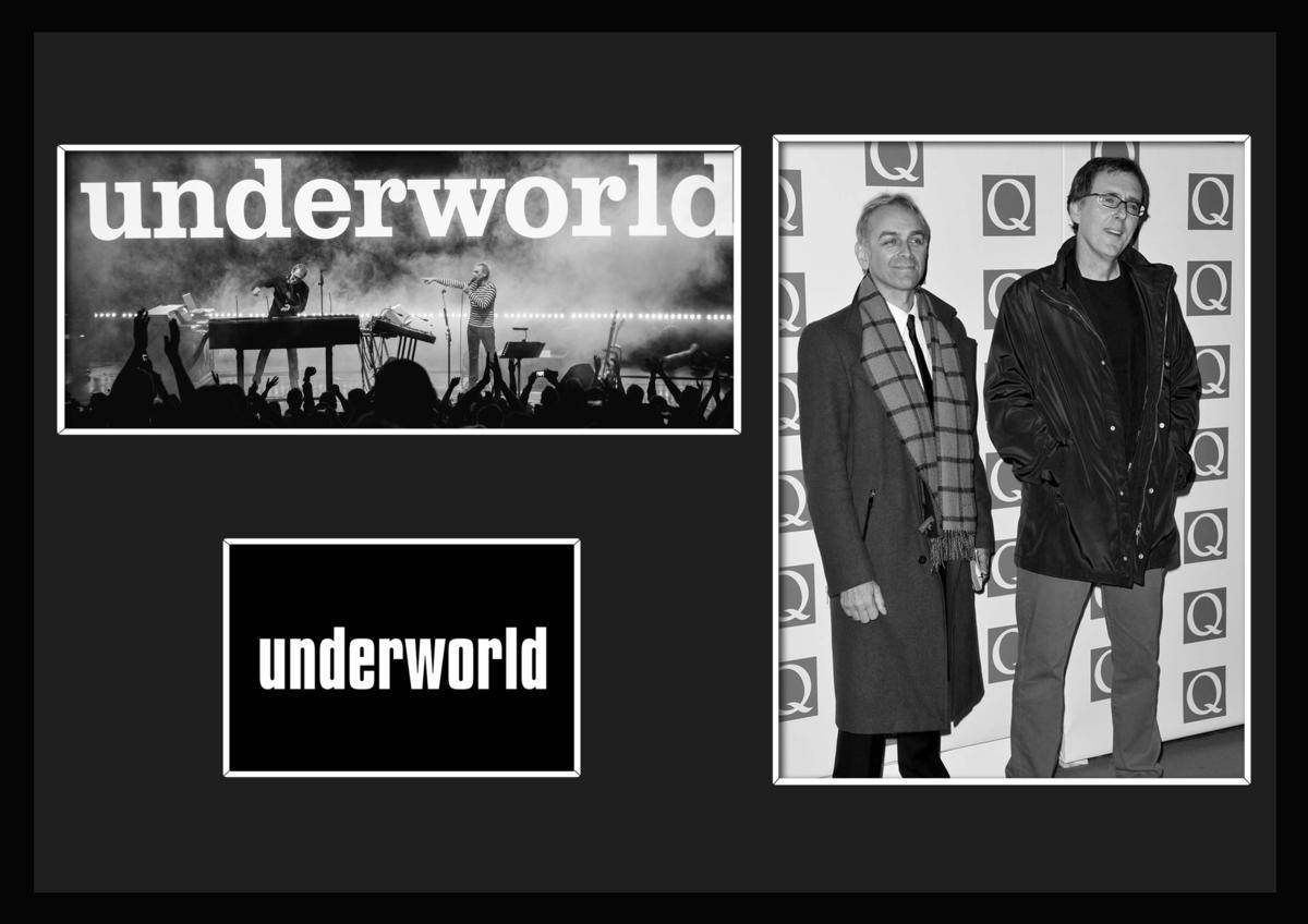 10種類!Underworld/アンダーワールド/ROCK/ロックバンドグループ/証明書付きフレーム/BW/モノクロ/ディスプレイ (9-3W)_画像1