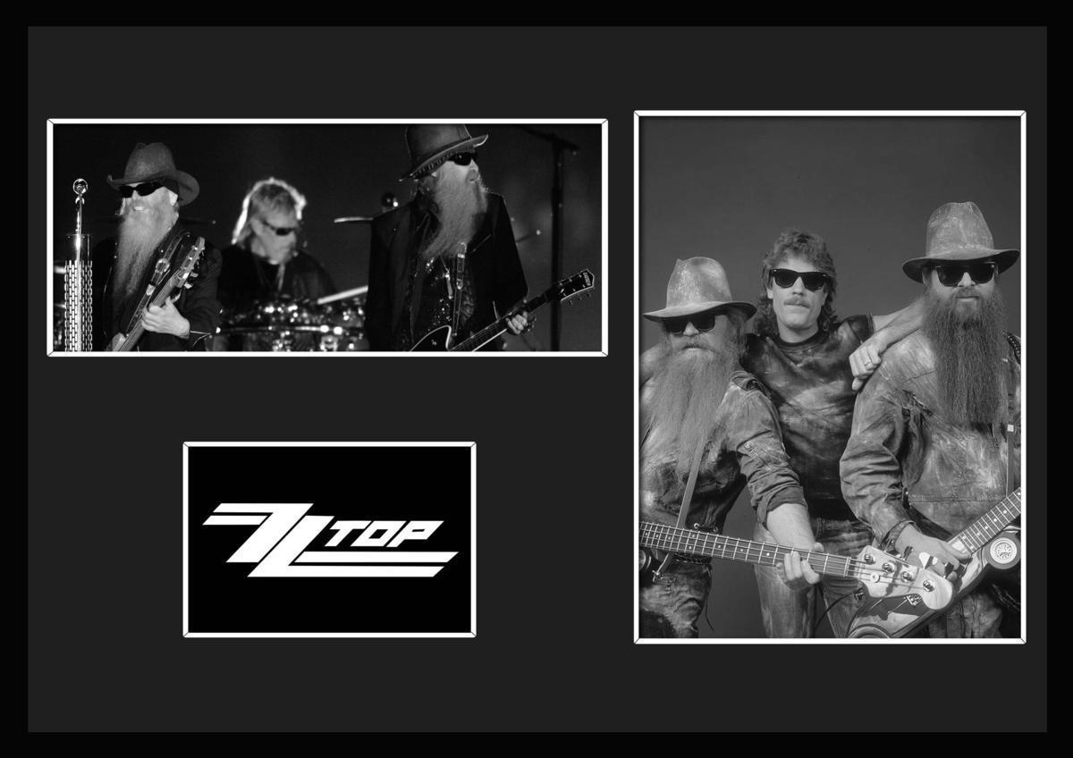 10 видов! ZZ Top/ZZ Top/Gee Gee Top/Rock/Rock Band Group/Frame/BW/Monochrome/Display (5-3W)
