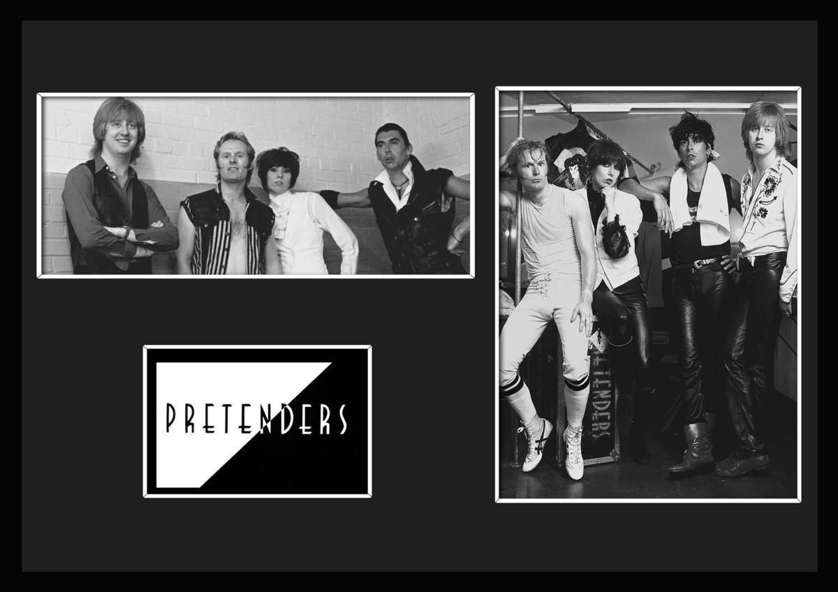 8種類!The Pretenders/プリテンダーズ/ROCK/ロックバンドグループ/証明書付きフレーム/BW/モノクロ/ディスプレイ (2-3W)_画像1