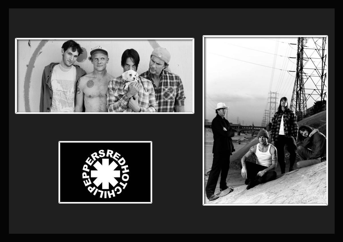 10種類!Red Hot Chili Peppers/レッド・ホット・チリ・ペッパーズ/ROCK/ロックバンド/証明書付きフレーム/BW/モノクロ/ディスプレイ(6-3W)_画像1