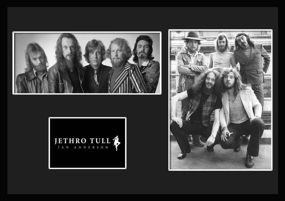 8種類!Jethro Tull/ジェスロ・タル/ROCK/ロックバンドグループ/証明書付きフレーム/BW/モノクロ/ディスプレイ(6-3W)_画像1