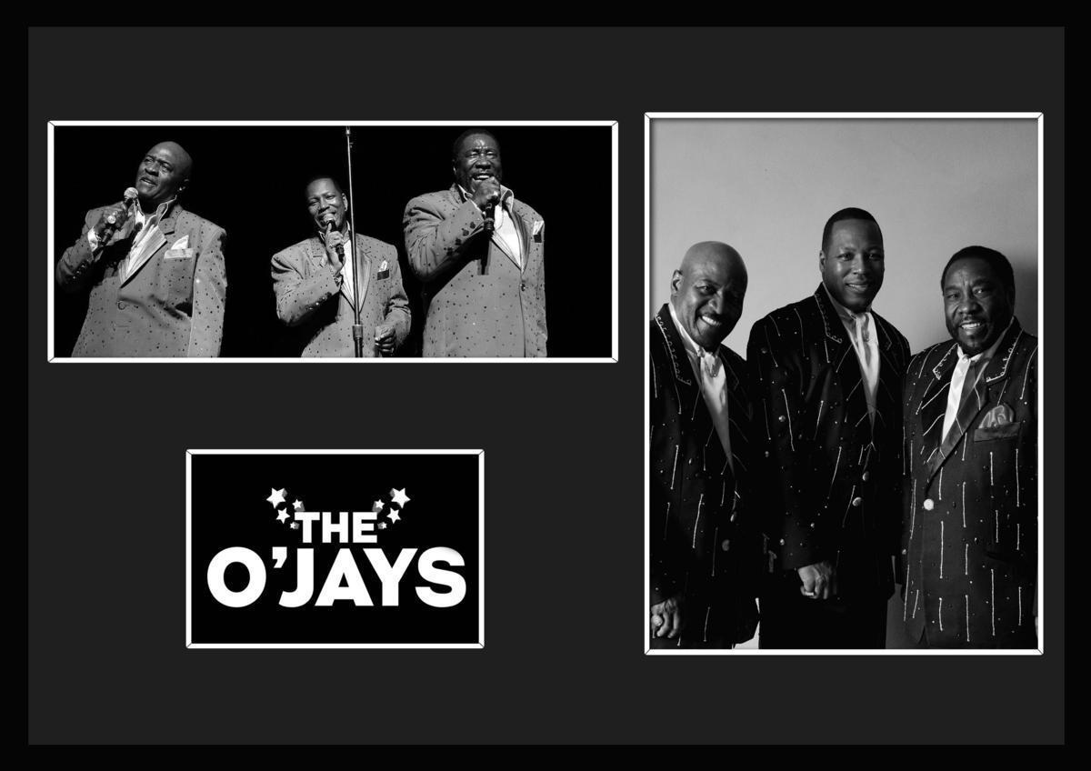 10種類!The O'Jays/オージェイズ /ROCK/ロックバンドグループ/証明書付きフレーム/BW/モノクロ/ディスプレイ(1-3W)_画像1