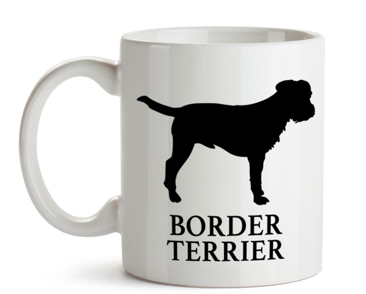 大人気《愛犬マグカップ/Dog Mugcup》【Border Terrier/ボーダー・テリア】イヌ/ワンちゃん/ペット/Pet-82_画像1