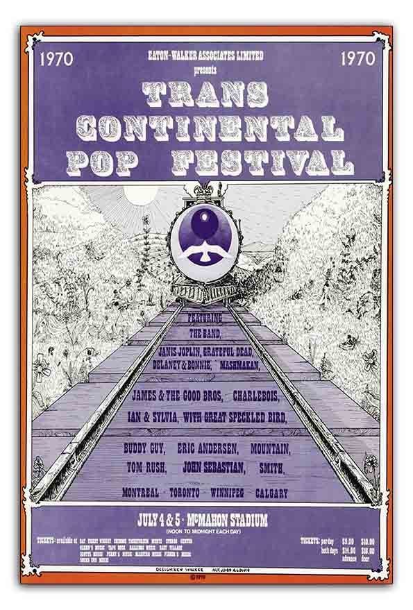ブリキ看板【Rock Poster/ロックポスター】雑貨ヴィンテージ/メタルプレート/レトロアンティーク風/31Trans Continental Pop Festival 1970_画像1