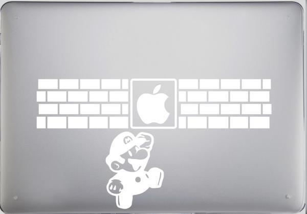 Apple MacBook MacBook sticker [ Mario /Mario] white 