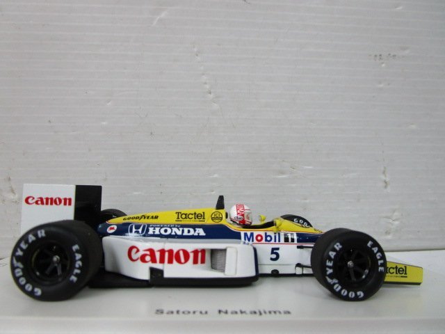 スパーク 1/43 ウィリアムズホンダ FW11 中嶋悟 1986エンジンテスト ショップ特注品 スパーク 1/43 ウィリアムズ ホンダ FW11 鈴鹿