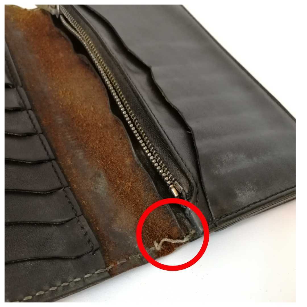 FUNNY ファニー AMERICAN LATIGO レザー ウォレット 長財布 財布 USED