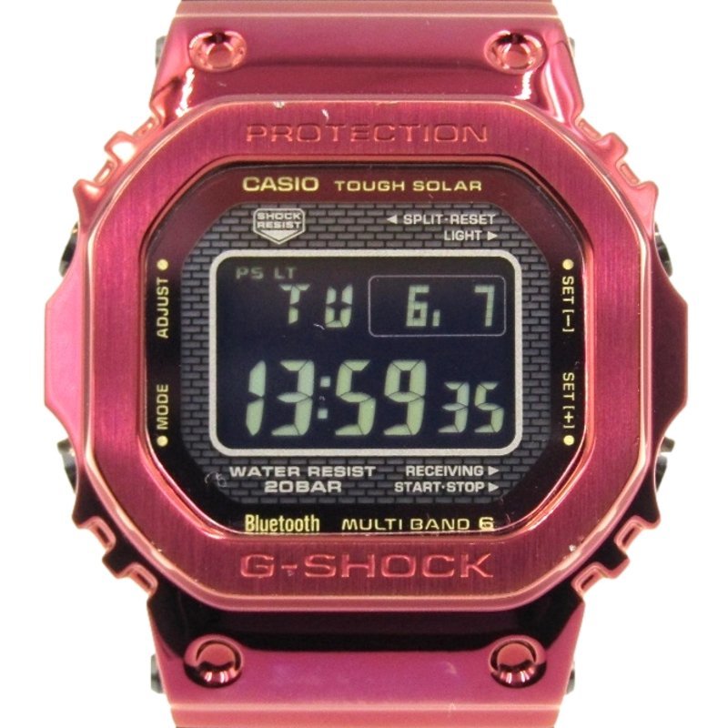 CASIO G-SHOCK Gショック GMW-B5000RD-4JF フルメタル 電波ソーラー