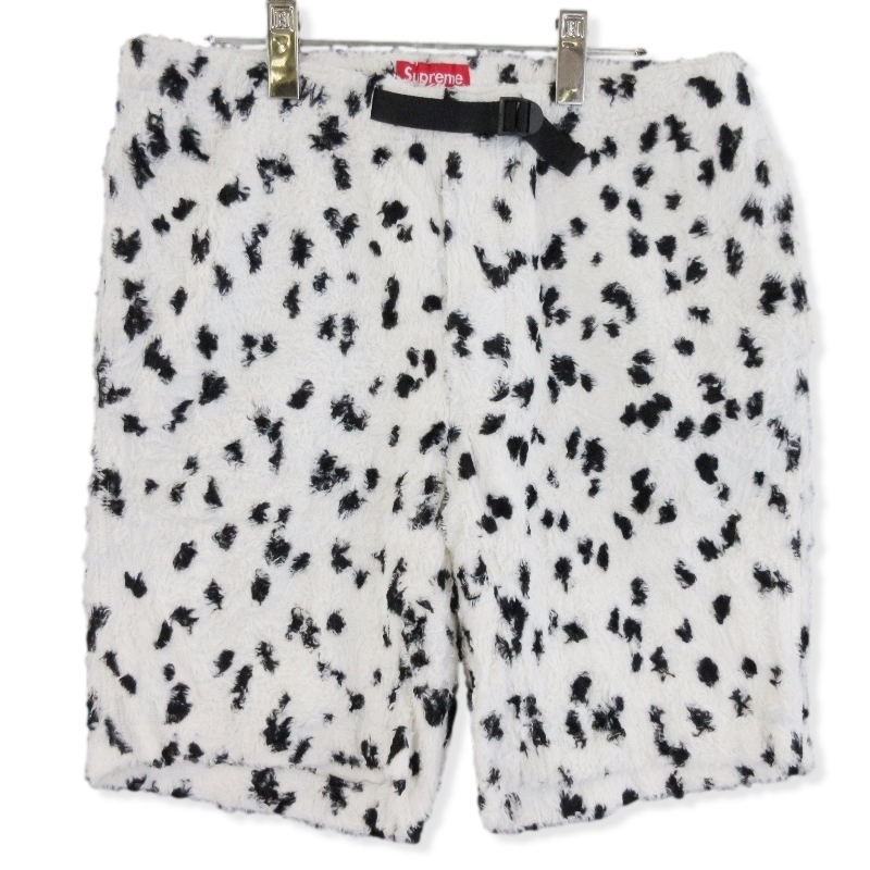 supreme シュプリーム ショーツ 14SS Fur Belted Short レオパード