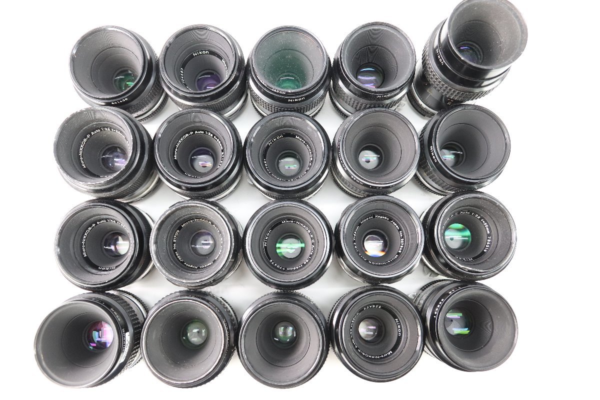 20点】NIKON ニコン 単焦点レンズ まとめ売り 一眼レフ マクロレンズ