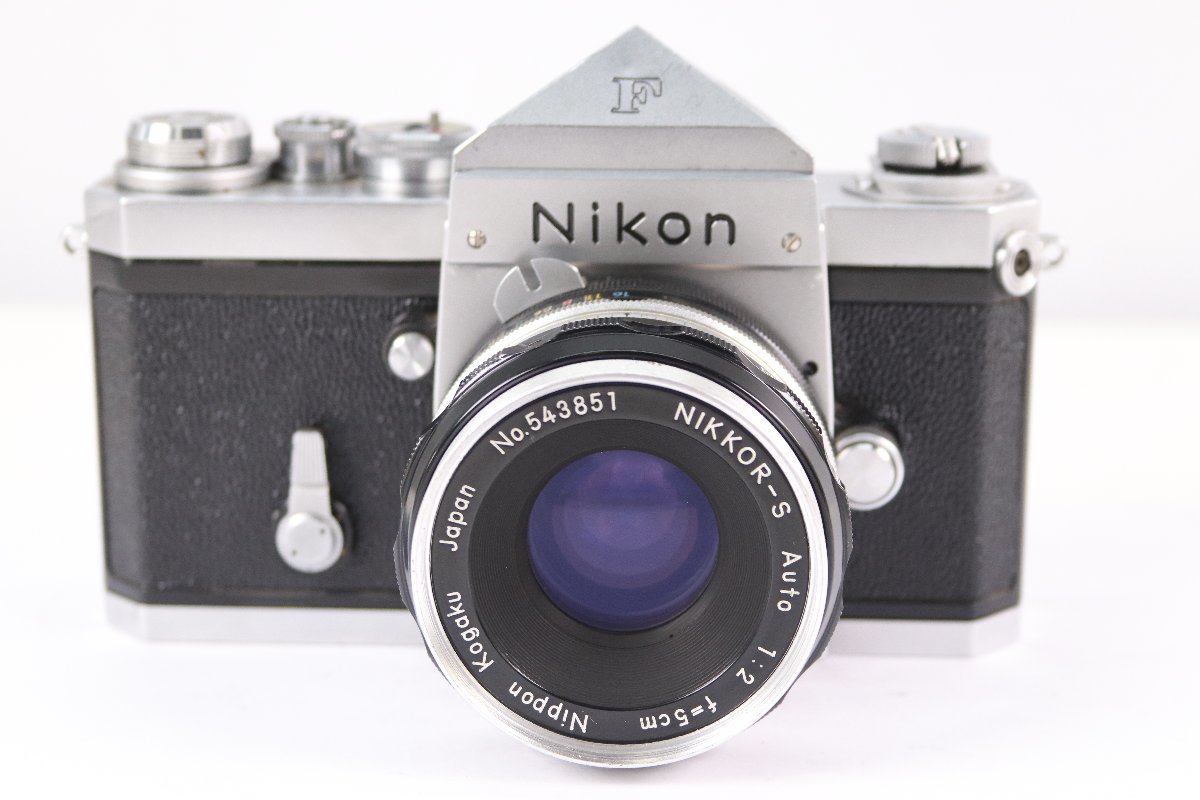 NIKON ニコン F アイレベル NIKKOR-S AUTO 5cm F2 単焦点レンズ 一眼