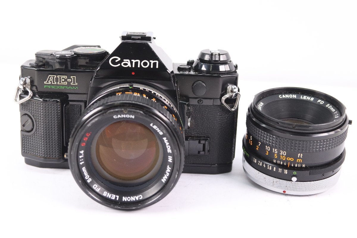早期予約・新じゃが Canon AE-1 PROGRAM+FD 50mmF1.4と28mmF2.8