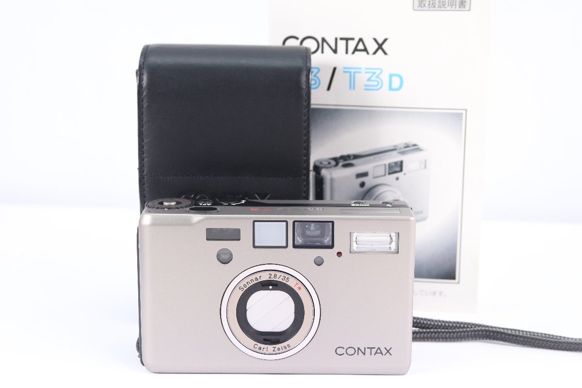 CONTAX コンタックス T3 CARL ZEISS SONNAR 35mm F2.8 T* 取説 CONTAX コンタックス T3 CARL ZEISS SONNAR 35mm F2.8 T* 取説