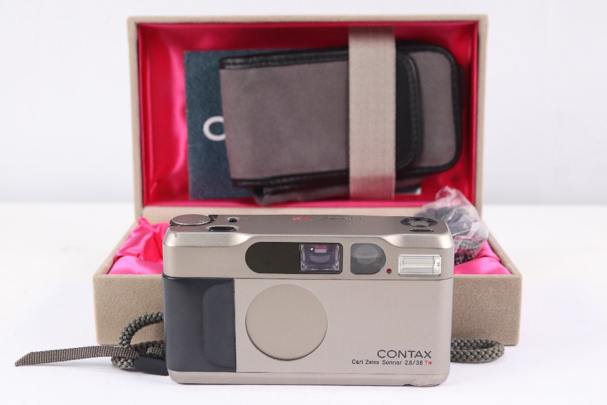CONTAX コンタックス T2 CARL ZEISS SONNAR 38mm F2.8 T* 取説 ケース