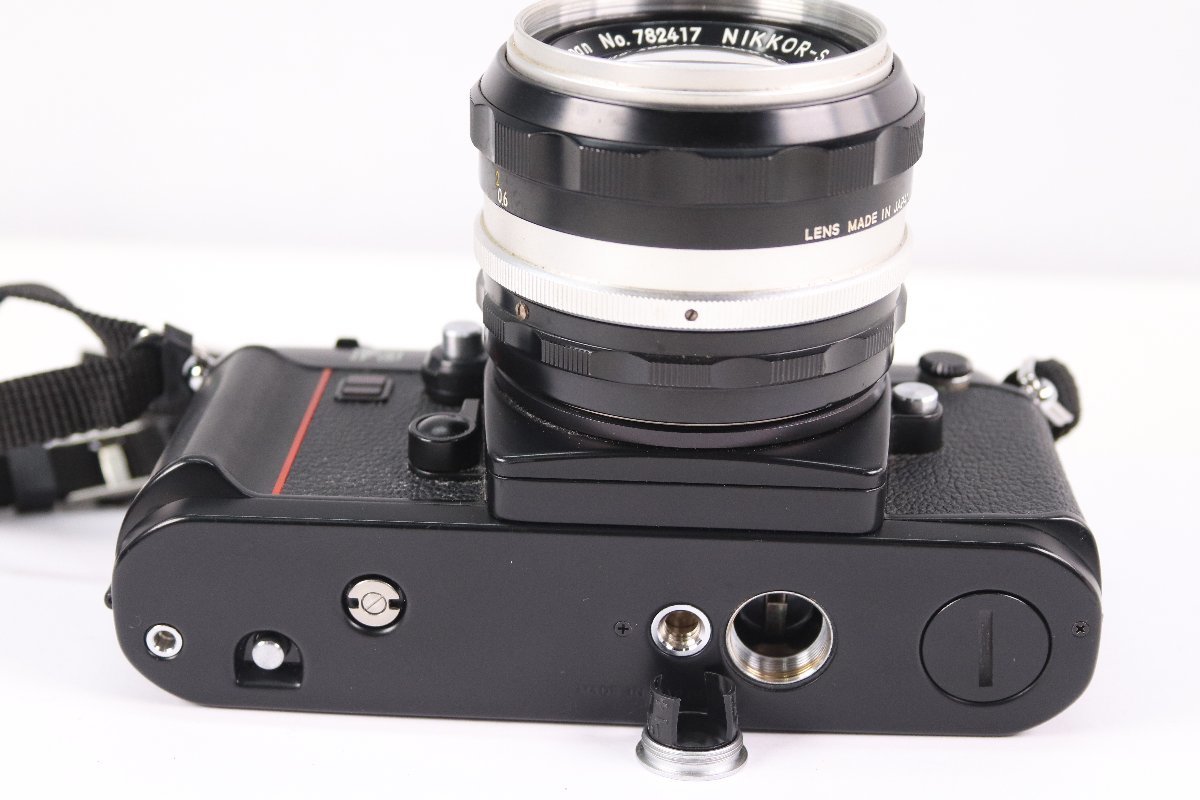 NIKON ニコン F3 HP ハイアイポイント MD-4 NIKKOR-S AUTO 50mm F1.4 単焦点レンズ 一眼レフ フィルムカメラ 38472-F_画像7