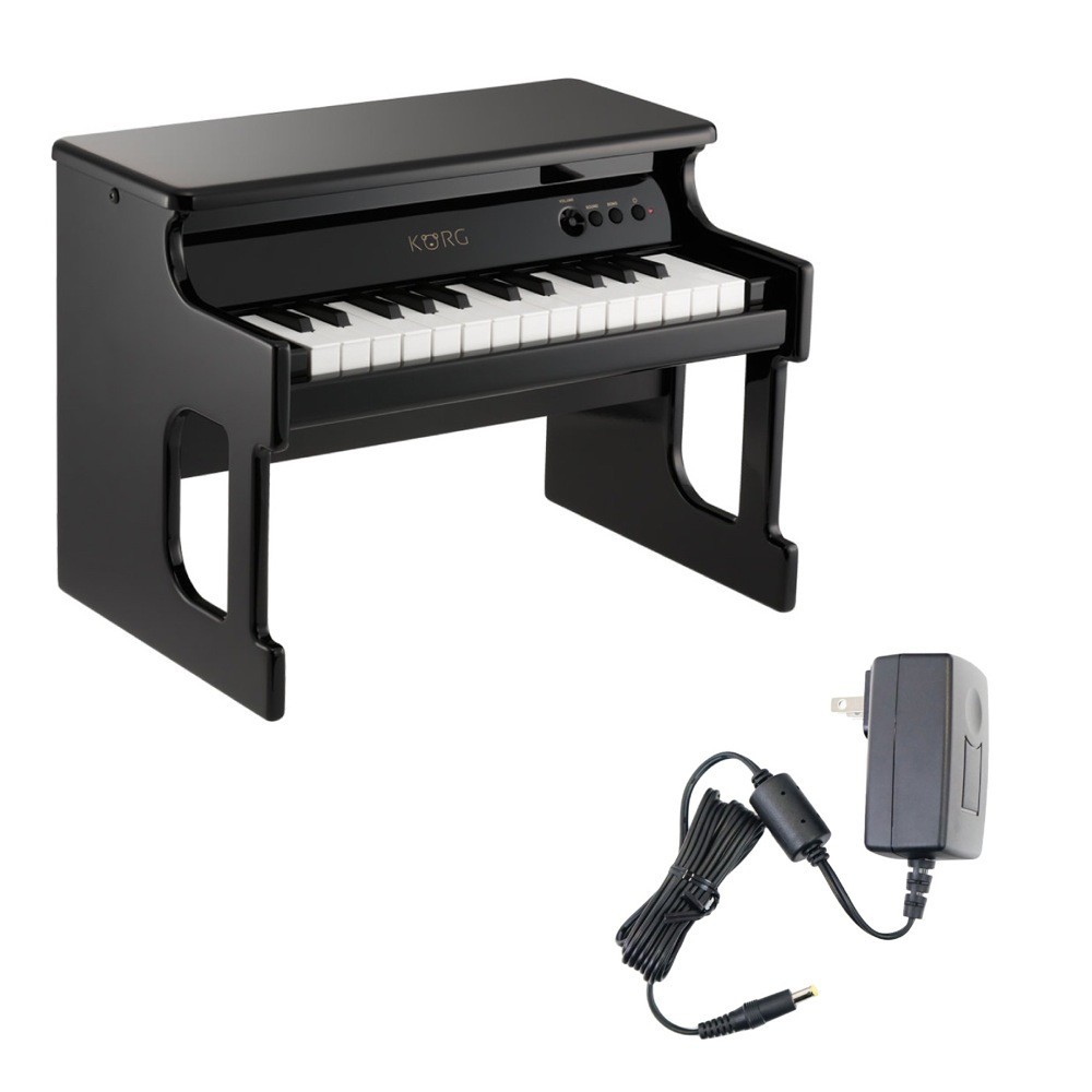 KORG tinyPIANO BK デジタルトイピアノ アダプター付きセット