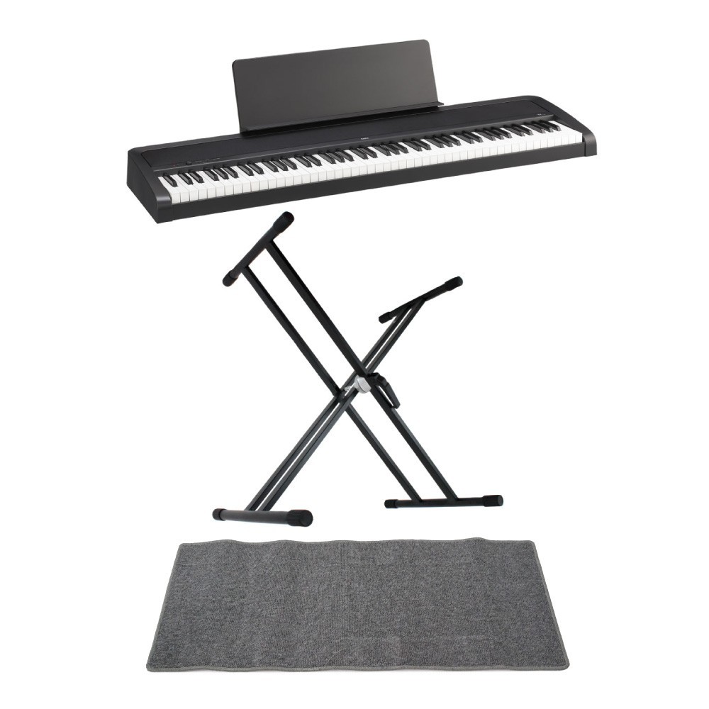 KORG B2 BK 電子ピアノ Dicon Audio KS-020 X型キーボードスタンド
