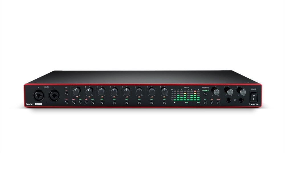 Focusrite Scarlett 18i20 3rd Gen オーディオインターフェイス