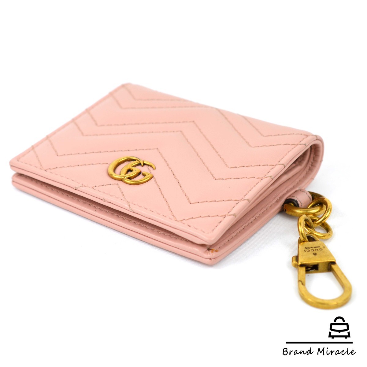 極美品】グッチ GUCCI GGマーモント 2つ折り カードケース ウォレット