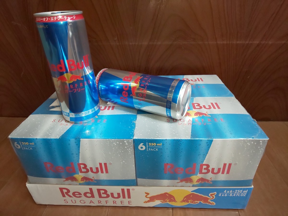 レッドブル シュガーフリー エナジードリンク 250ml缶×24本入り(1ケース)  Red Bull