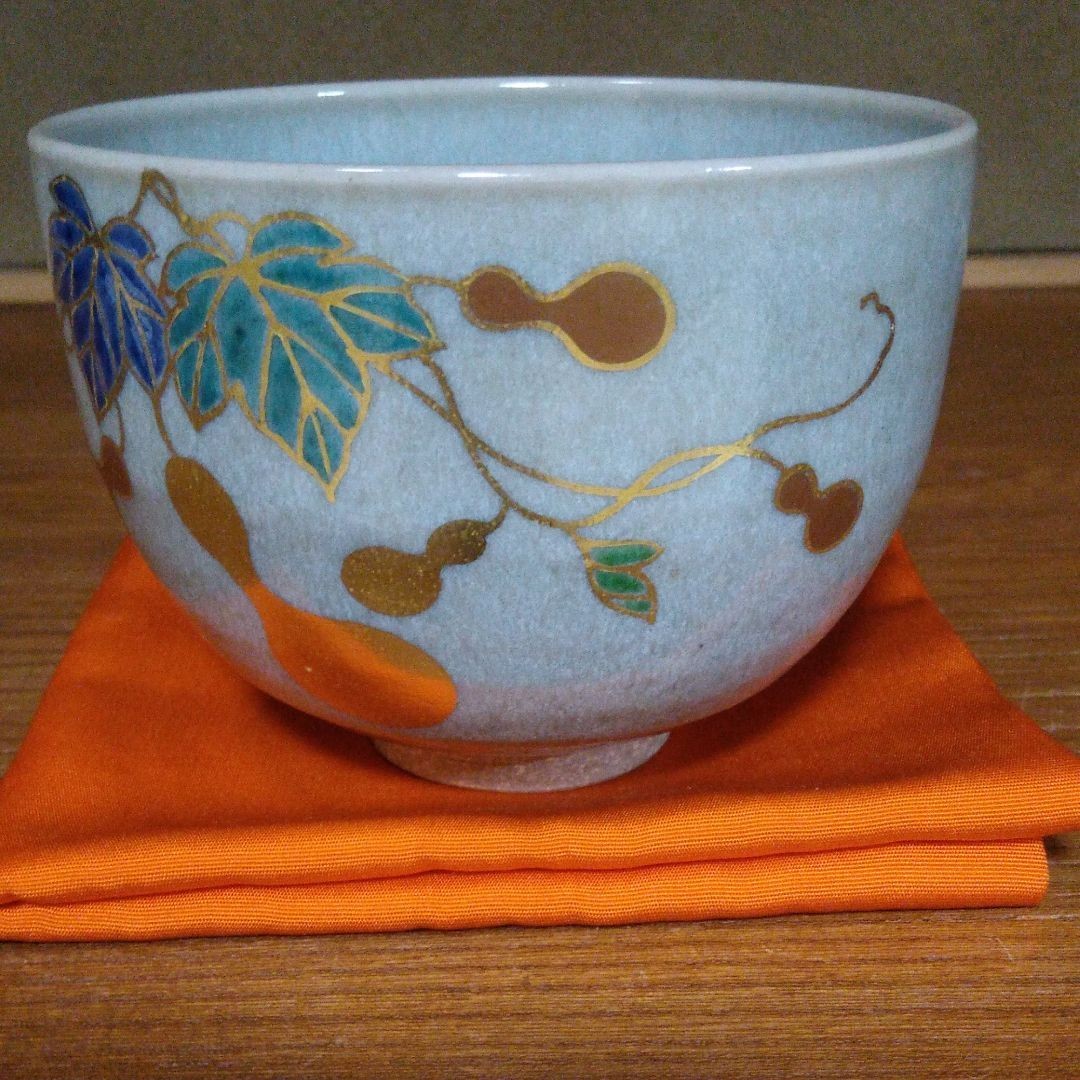 膳所焼 色絵六瓢 茶碗 陽炎園 ぜぜ 共箱 | contifarma.pe