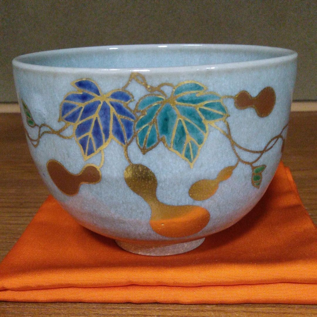 膳所焼 色絵六瓢 茶碗 陽炎園 ぜぜ 共箱 | contifarma.pe