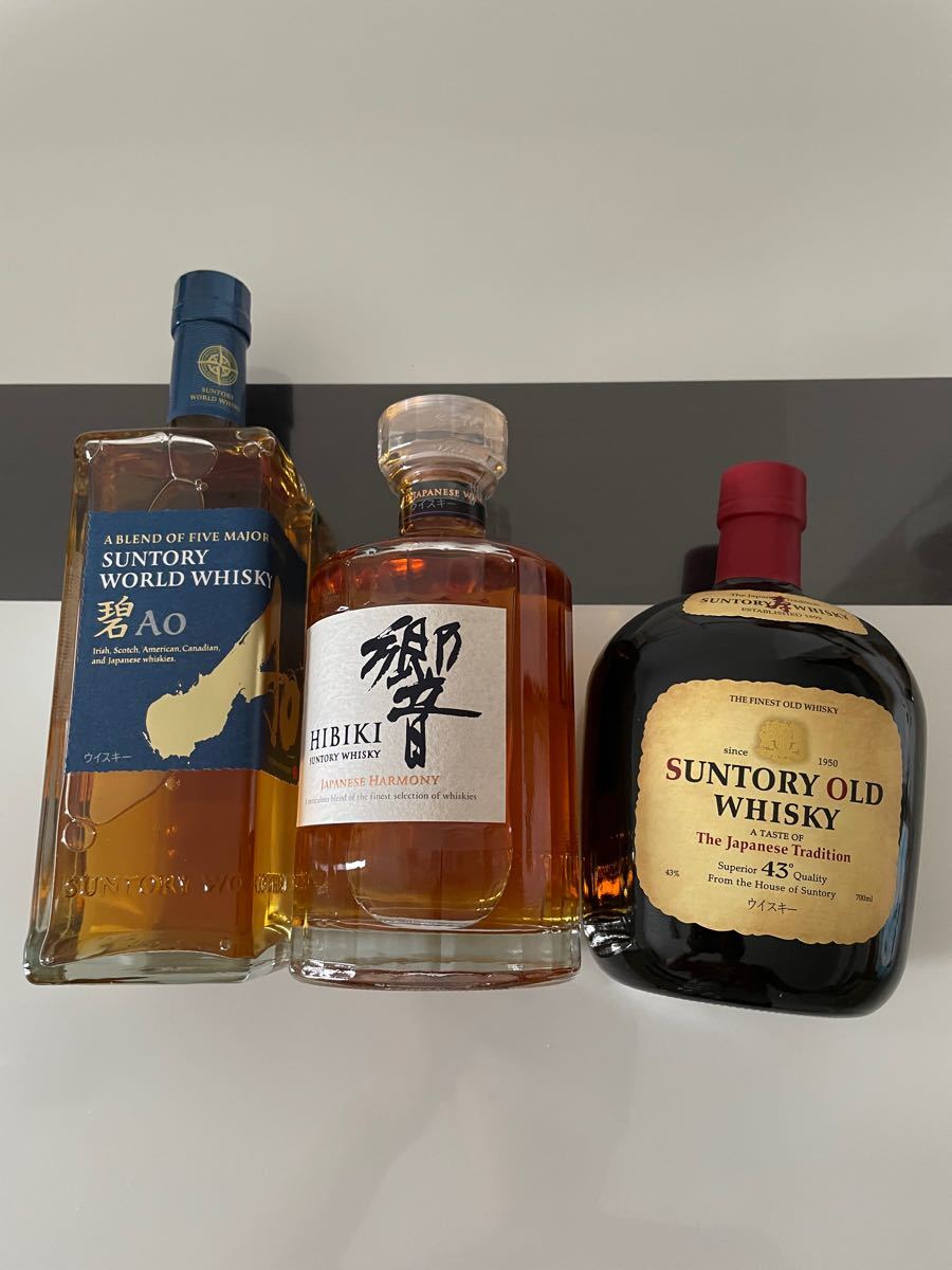 響 ジャパニーズハーモニー 碧AO オールド ウイスキー 700ml×3本 www