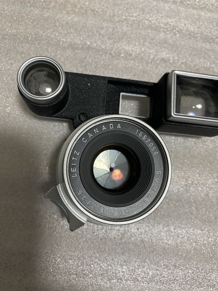 珍品 Leica Summicron M 35mm f2 Canada ズミクロン ライカ メガネ付き 第1世代 8枚玉_画像2