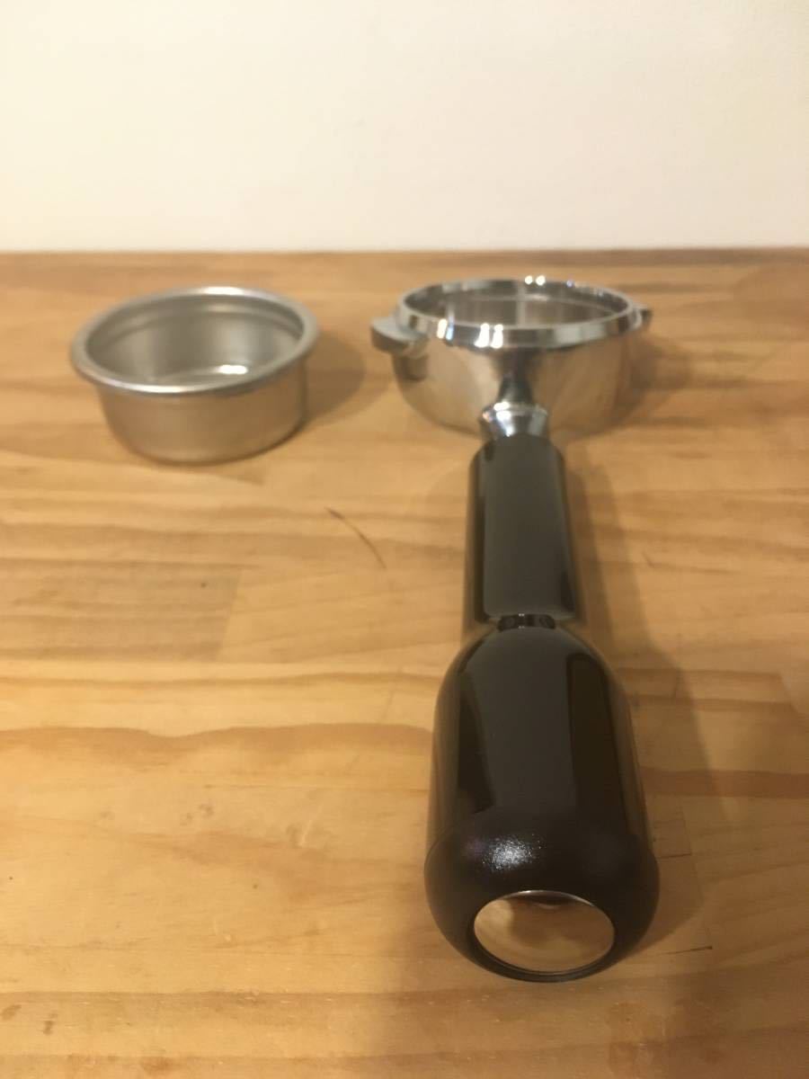 新品 シモネリ ボトムレス ポルタフィルター ネイキッド バスケット付