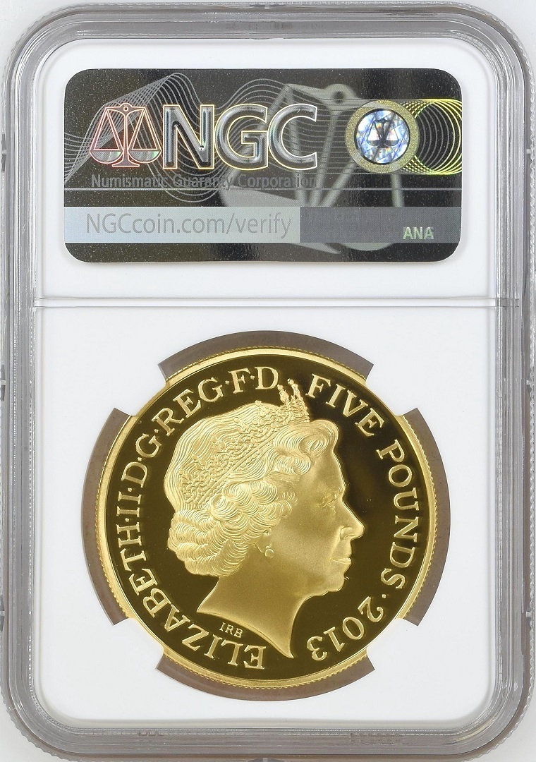 2017 ウィンザー朝100周年記念 1オンス5ポンド銀貨 NGC PF69UC