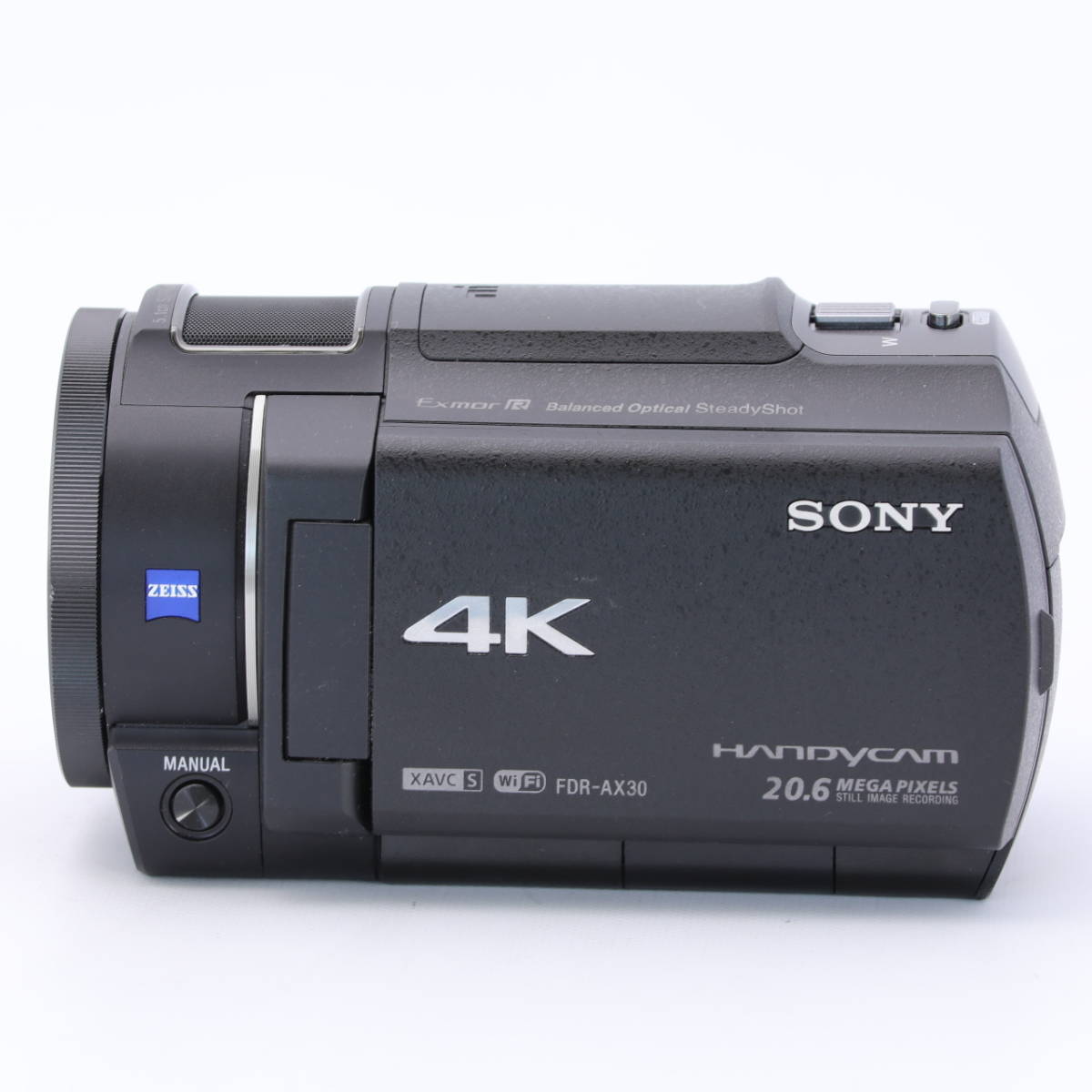 SONY ソニー 4Kビデオカメラ Handycam FDR-AX30 ブラック 光学10倍 FDR-AX30-B 元箱付属 #4293